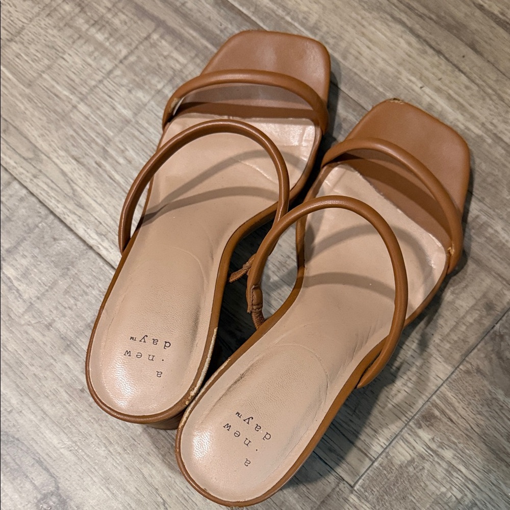 a new day Brown Sandals